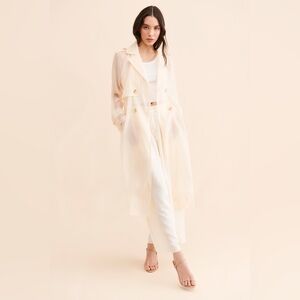 Dolan Cream Sheer Jacket